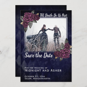 Save The Date Jusqu'à la mort Faisons-nous partie Rose gothique