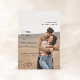 Save The Date Kristin Photo Mariage moderne