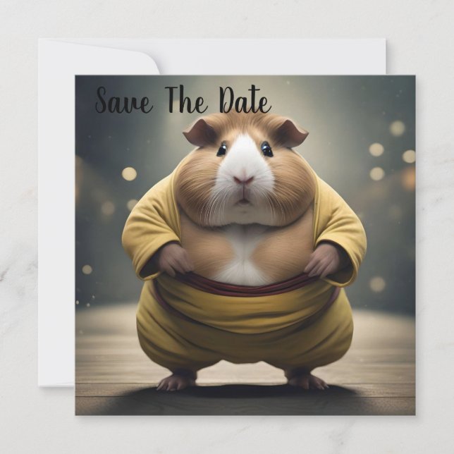 Save The Date "La bataille de Sumo : le puissant lutteur de coch (Devant)