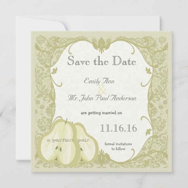Save The Date La Poire Parfaite Enregistrez la Date (Devant)