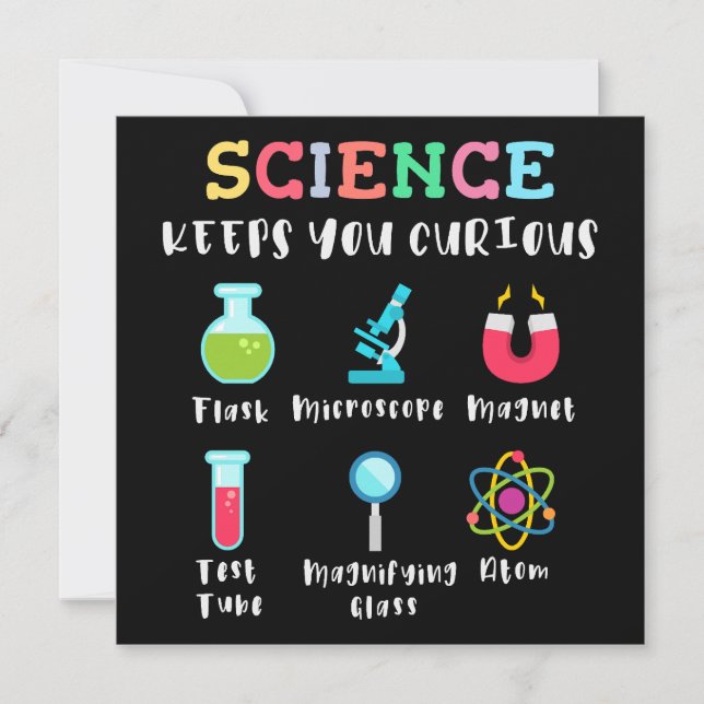 Save The Date La science vous garde curieux (Devant)