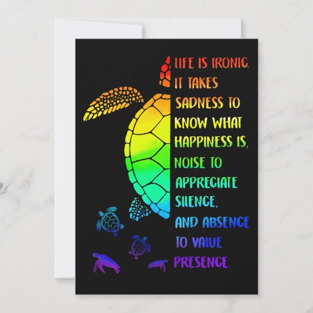 Save The Date La Vie Est Ironique Il Faut De La Tristesse Pour S (Devant)