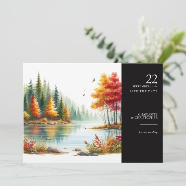Save The Date Lac Fall (Debout devant)