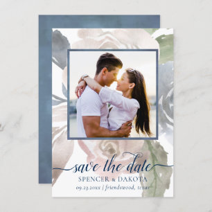 Save The Date Lac Misty   Jolie photo florale douce et poussiére