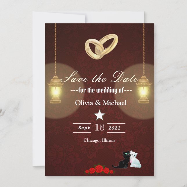 Save The Date Lampes (Devant)