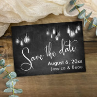 Lampes Edison Chalkboard, Enregistrer le script de