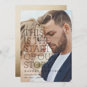 Save The Date lancement moderniste de notre histoire mariage de