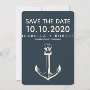 Save The Date L'Ancre bleue   Mariage Enregistrer la date