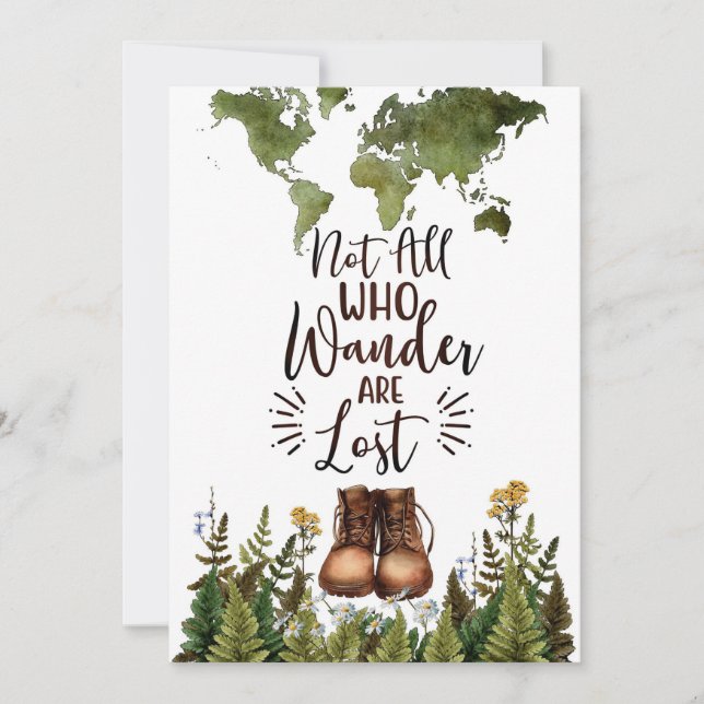 Save The Date L'Art Du Voyage Pas Tous Ceux Qui Se Promènent Son (Devant)