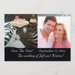 Save The Date Las Vegas Enregistrer La Date Personnalisée Invita