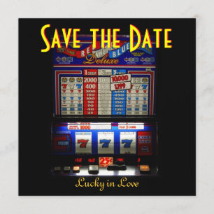 Save The Date Las Vegas Enregistrer la machine à sous date