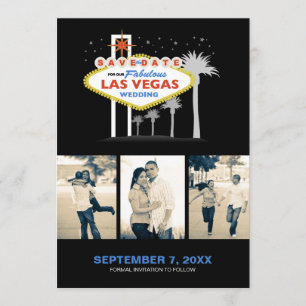 Save The Date Las Vegas épousant l'Économie-le-date
