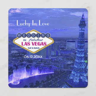 Save The Date Las Vegas Mariage - Enregistrer la date
