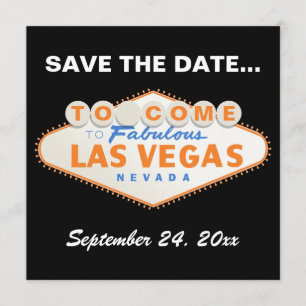 Save The Date Las Vegas signe destination mariage Enregistrer la