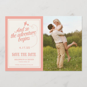 Save The Date L'aventure commence  Destination - Enregistrer la 