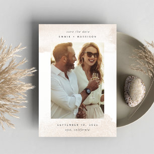 Save The Date Laver neutre   Photo verticale