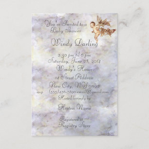 Save The Date Le bébé bleu de Peter Pan vole avec FairiesShower