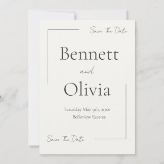 Save The Date Le Mariage De Saison Douce Enregistrer La Date