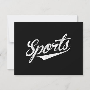 Save The Date Le mot Sports Un design ironique amusant qui dit S