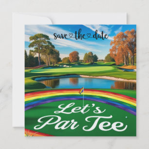 Save The Date Le tournoi de golf Pride pour Golfer