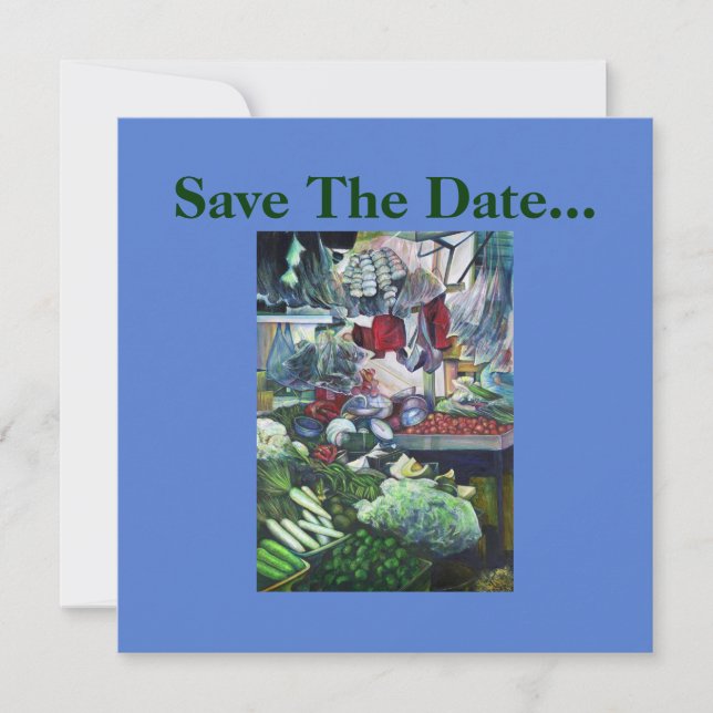 Save The Date Le Vegetatian Club se rencontre ici (Devant)