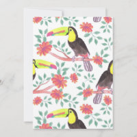 Lecteur de fleurs | Oiseau Toucan Et Fleurs
