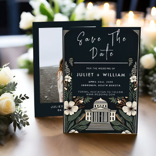 Save The Date les années 70 80s Fast Bold Boho Courthouse Mariag