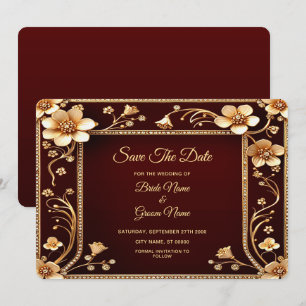 Save The Date Les Fleurs D'Or Bourgogne Sauvent La Date