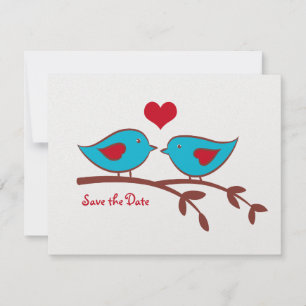 Save The Date Les inséparables sauvent l'invitation de date