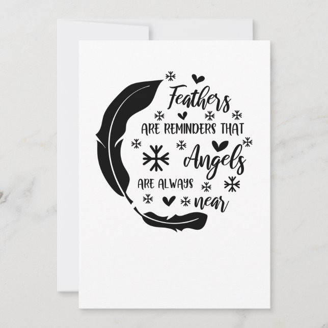 Save The Date Les plumes rappellent que les anges sont toujours  (Devant)