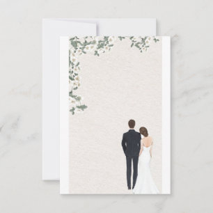 Save The Date Lettre d'invitation pour mariage