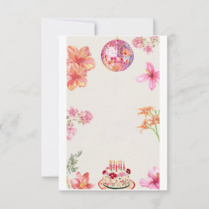 Save The Date Lettres d'invitation d'anniversaire et papier