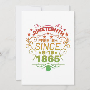 Save The Date Liberté depuis 1865 Junetdix Freedom