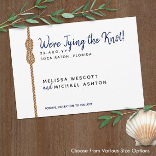 Save The Date Lien simple noeud Nautique noeud d'infini