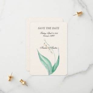 Save The Date Lily du Mariage de la Vallée