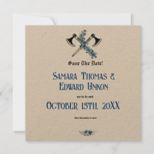 Save The Date L'invitation élégante Viking