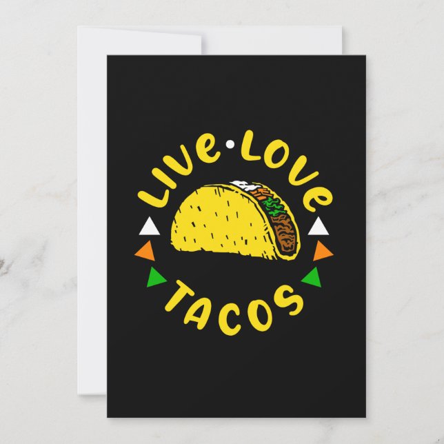 Save The Date Live Love Tacos Youth (Devant)