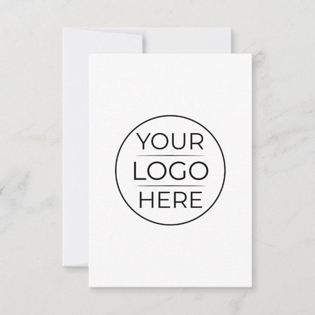 Save The Date Logo de marque d'entreprise moderne (Devant)