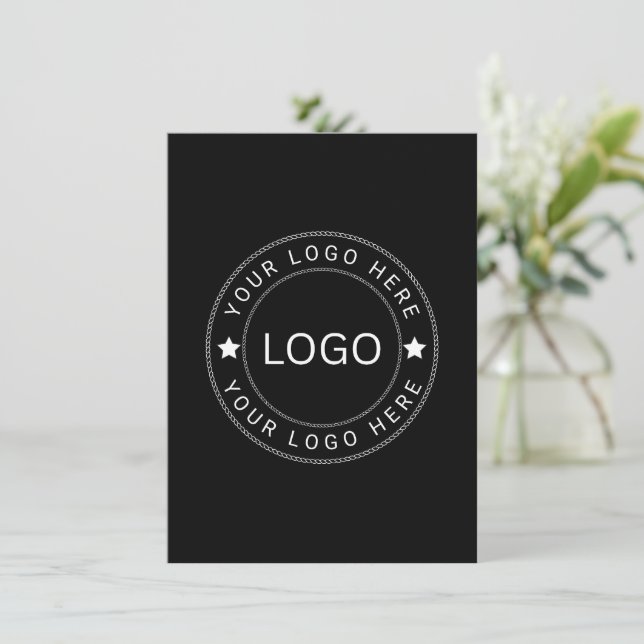 Save The Date Logo personnalisé (Debout devant)