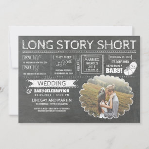 Save The Date Long récit   Fête du mariage et du bébé