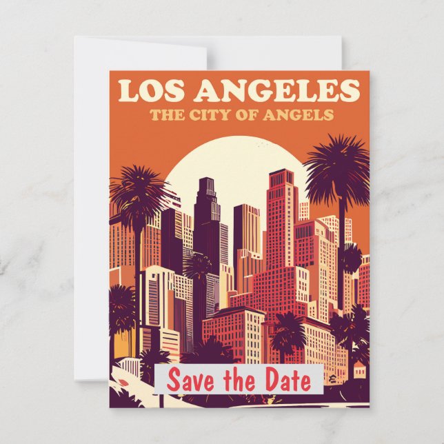 Save The Date Los Angeles, Californie (Devant)