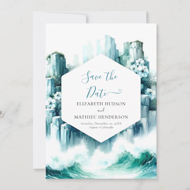 Save The Date Lovely Chic Mariage nautique (Devant)