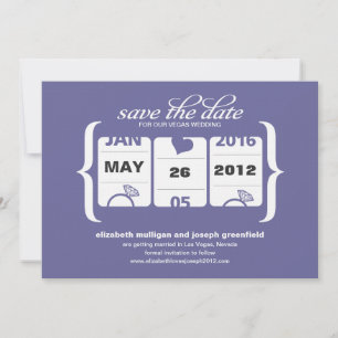 Save The Date Machine à sous Enregistrer la date - Mariage