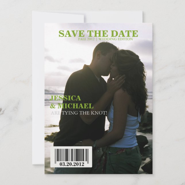 Save The Date Magazine Enregistrer la date (Devant)