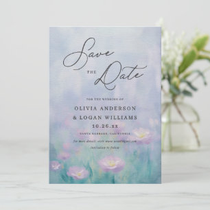 Save The Date Magnifique calligraphie aquarelle de printemps pou