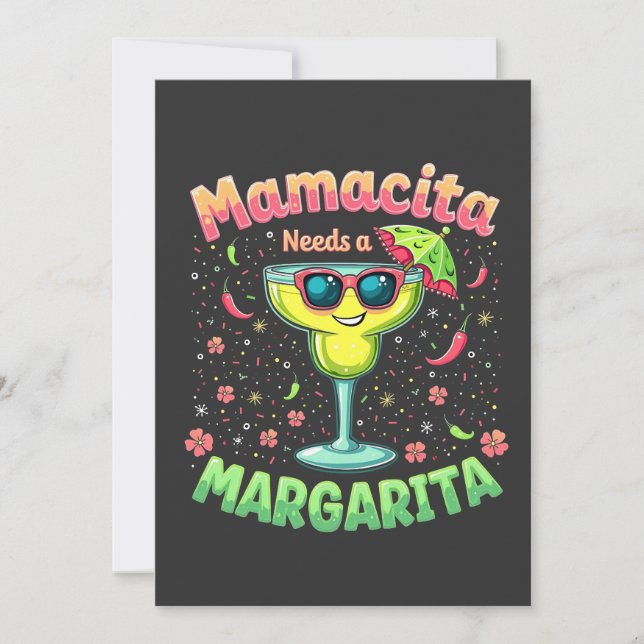 Save The Date Mamacita a besoin d'une Margarita Cinco De Mayo Pa (Devant)