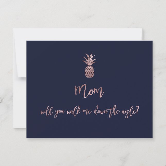 Save The Date Maman rose d'ananas, tu me pousseras... (Devant)