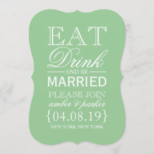 Save the date Mangez Boire & Soyez Marié
