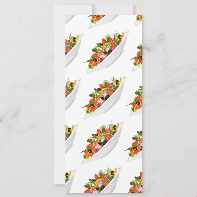 Save The Date Mangez plus de plantes frais motivation salade let (Devant)