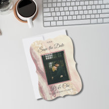 Marbre Elégant Mariage Enregistrer La Date